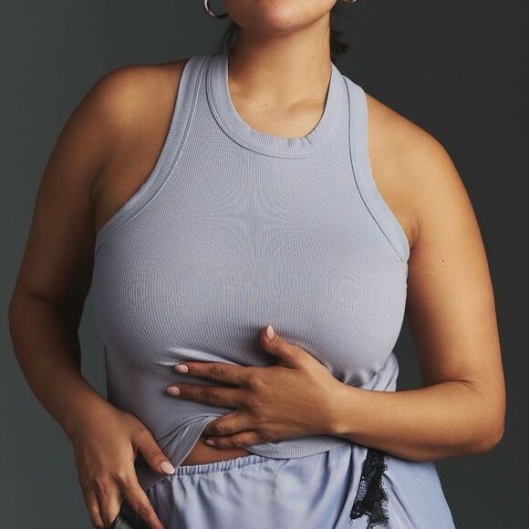 By Anthropologie Mockable Tank Top Midi Slip Dress | Size: Medium - Picture 4 of 8